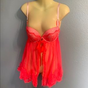 Victoria’s Secret 36C baby doll lingerie top NWT
